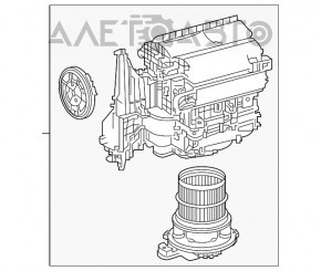 Корпус печки голый Toyota Prius 50 16-