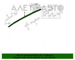 Balustrade longitudinale Kia Sorento 16-20 sub trapă