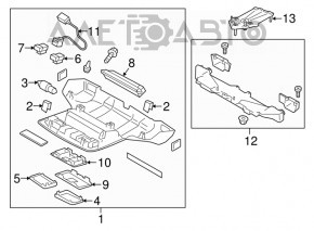 Camera frontală Subaru Outback 15-19 pe parbriz.