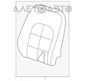 Scaun de pasager Infiniti QX30 17- fără airbag, electric, piele neagră, uzată