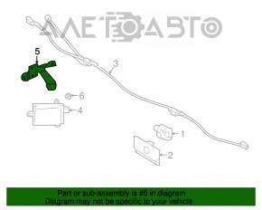 Suport senzor unghi mort BSM dreapta Subaru Legacy 15-19