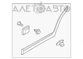 Capac usa spate inferioara stanga Kia Sorento 16-20, material