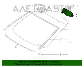 Oglindă interioară pentru Toyota Rav4 13-18, auto-întunecare