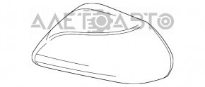 Capac oglindă dreapta Toyota Camry v70 18- fără semnalizator