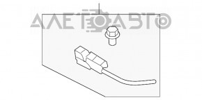 Замок капота Audi A4 B8 08-16 новый неоригинал