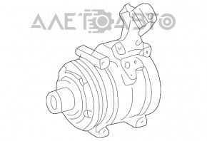 Компрессор кондиционера Lexus RX300 98-03