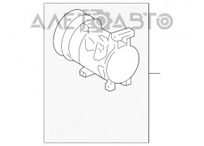 Compresorul de aer condiționat pentru Toyota Highlander 08-13 3.5