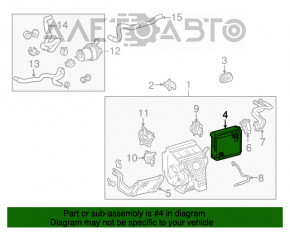 Испаритель Lexus RX400h 04-09 без клапана