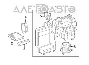 TEMPERATURE CONTROL MODULE AC AMPLIFIER Toyota Camry v50 12-14 usa