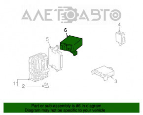 TEMPERATURE CONTROL MODULE Toyota Prius 20 04-09