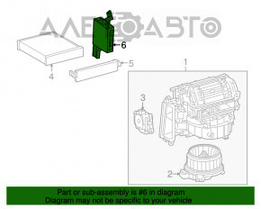 Amplificator de aer condiționat pentru Lexus RX450h 10-15