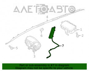 Подушка безопасности airbag сидение левые Hyundai Tucson 16-21