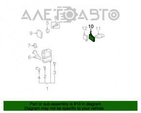 Calculator, gateway de rețea Lexus ES350 07-12