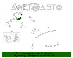 Modulul airbag SRS pentru airbag-urile de siguranță ale computerului Toyota Camry v50 12-14 SUA