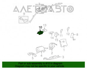 Modulul airbag SRS al computerului airbag-urilor de siguranță Toyota Camry v40