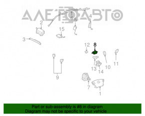 Modulul computerizat al airbag-urilor SRS pentru pernele de aer pentru Lexus LS460 LS600h 07-12