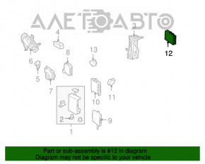 Corpul MPX Lexus RX350 RX450h 10-15 fără siguranțe