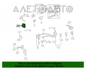 Компьютер двери передней правой Lexus GS300 GS350 GS430 GS450h 06-11