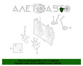 Calculatorul de control al ventilatoarelor pentru Lexus RX300 98-03