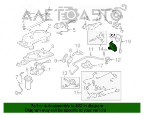 Sistem de suspensie pneumatică pentru computerul Lexus RX300 RX330 RX350 RX400H 04-09