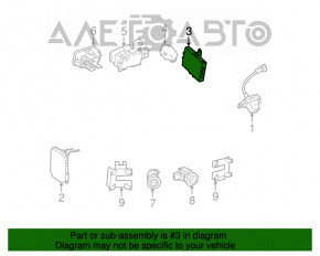 MODUL DE CONTROL AL AVERTIZĂRII ASISTENȚEI DE PARCARE Lexus GS300 GS350 GS430 GS450h 06-11