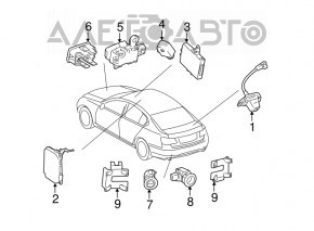 MODUL DE CONTROL AL AVERTIZĂRII ASISTENȚEI DE PARCARE Lexus GS300 GS350 GS430 GS450h 06-11