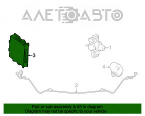 Driver Park Assist Lexus ES300h ES350 13-18