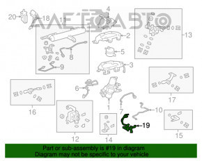 Senzor de înclinare a caroseriei spate stânga pentru Lexus RX350 RX450h 10-15 cu greutate