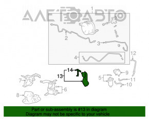 Senzorul de înclinare a caroseriei pentru Lexus GX470 03-09, nou, original OEM