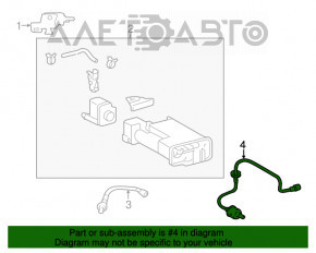 Sonda lambda dreapta a doua pentru Lexus IS250 14-20.