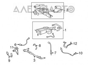 Sonda lambda spate pentru Toyota Highlander 08-10 hibrid