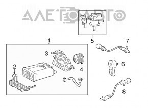 Sonda lambda pentru primul Toyota Rav4 13-18