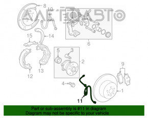 Провод датчика ABS задний правый Toyota Camry v40 07-09