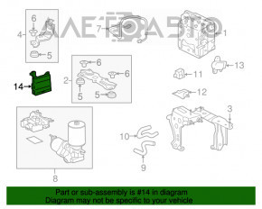 ABS & TRC & VSC Lexus RX350 10-15