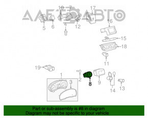 Butonul de pornire Start-Stop pentru Toyota Camry v40