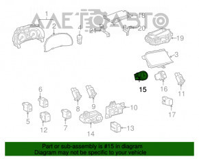 Butonul de pornire/oprire pentru Lexus RX350 RX450h 10-15 tip 2.