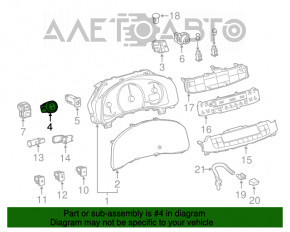 Butonul de pornire Start-Stop pentru Lexus CT200h 11-17