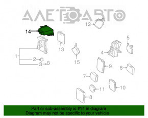 Power steering module computer Lexus Hs250h 10-12