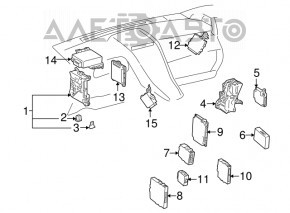 Power steering module computer Lexus Hs250h 10-12