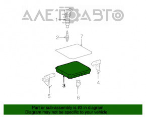 Блок ECU компьютер двигателя Toyota Corolla Verso 2.0 04-06