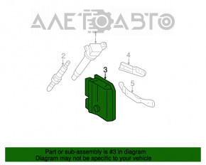 Blocul ECU al calculatorului motorului Toyota Camry v40