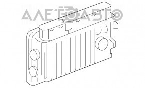 Modulul ECU al motorului Toyota Highlander 14-16 3.5 FWD are un cip defect, iar suportul este rupt.