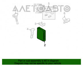 Modulul ECU al motorului Lexus GX470 03-09