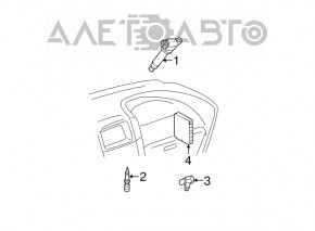 Блок ECU компьютер двигателя Lexus ES300