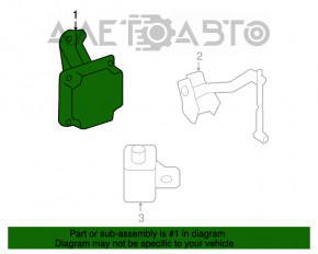 Asamblare computer, control activ al suportului motor pentru Lexus ES350 07-12