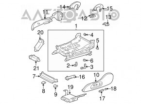 Modulul de control al scaunului pentru computerul Lexus ES300 ES330