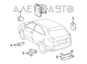 Receiver assy, smart door control Lexus RX350 RX450h 10-15