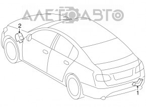 Controlul ușii inteligente pentru computerul Lexus GS300 GS350 GS430 GS450h 06-11.