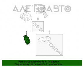 Tire Pressure Control Module Toyota Camry v40