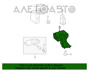 Monitorul de presiune a anvelopelor pentru Toyota Highlander 08-13.